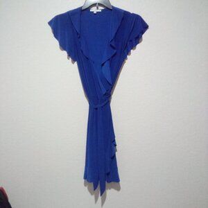 Tash & Sophie Wrap Dress w/tie... Size "L"